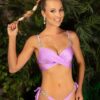 Lila merevítős push up bikini felsőrész - Image 3